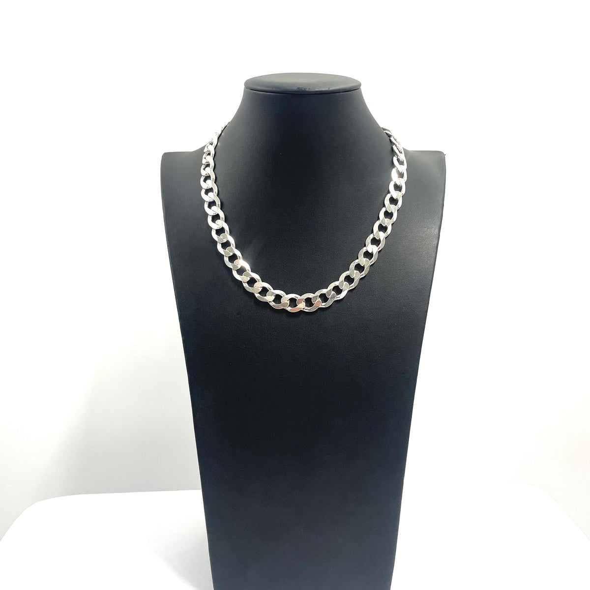925 SILVER CURB CHAIN 18" 11MM