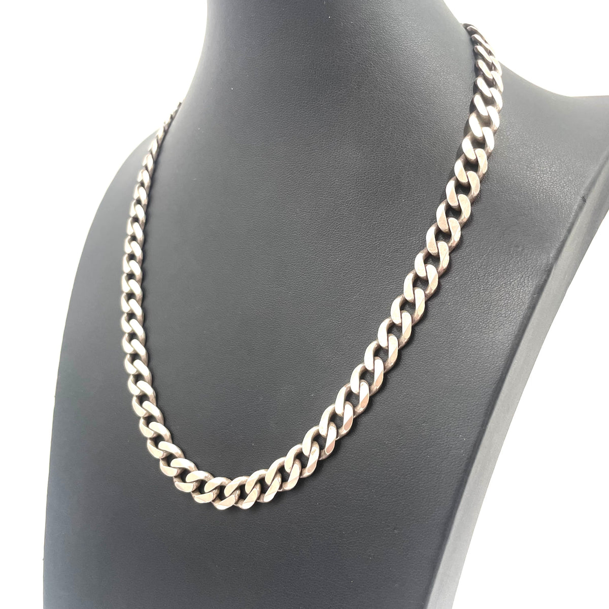 925 SILVER CURB CHAIN 20.5" 9MM