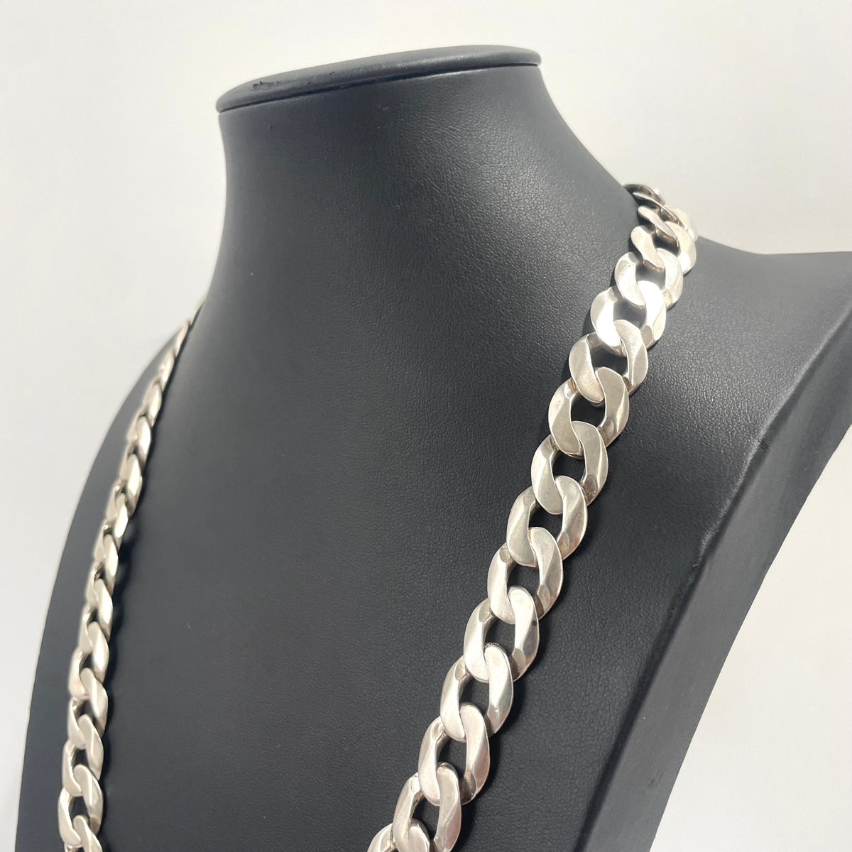 925 SILVER CURB CHAIN 24.5" 15MM