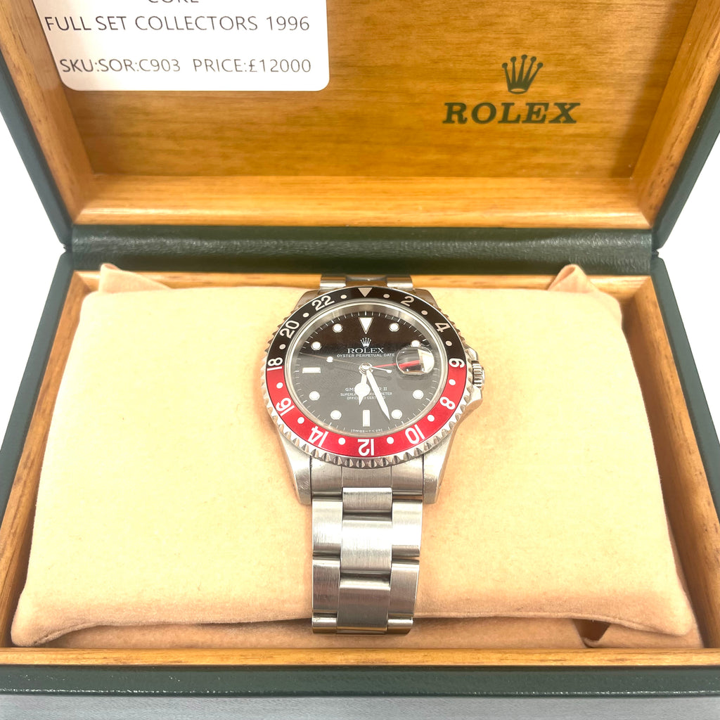 Rolex GMT-Master II Coke 16710 1996 - Full Collectors Set