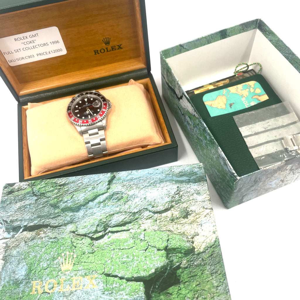 Rolex GMT-Master II Coke 16710 1996 - Full Collectors Set