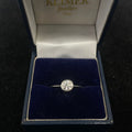 Platinum Ring with 0.70ct Diamond (IGI Certified) Size L 1/2