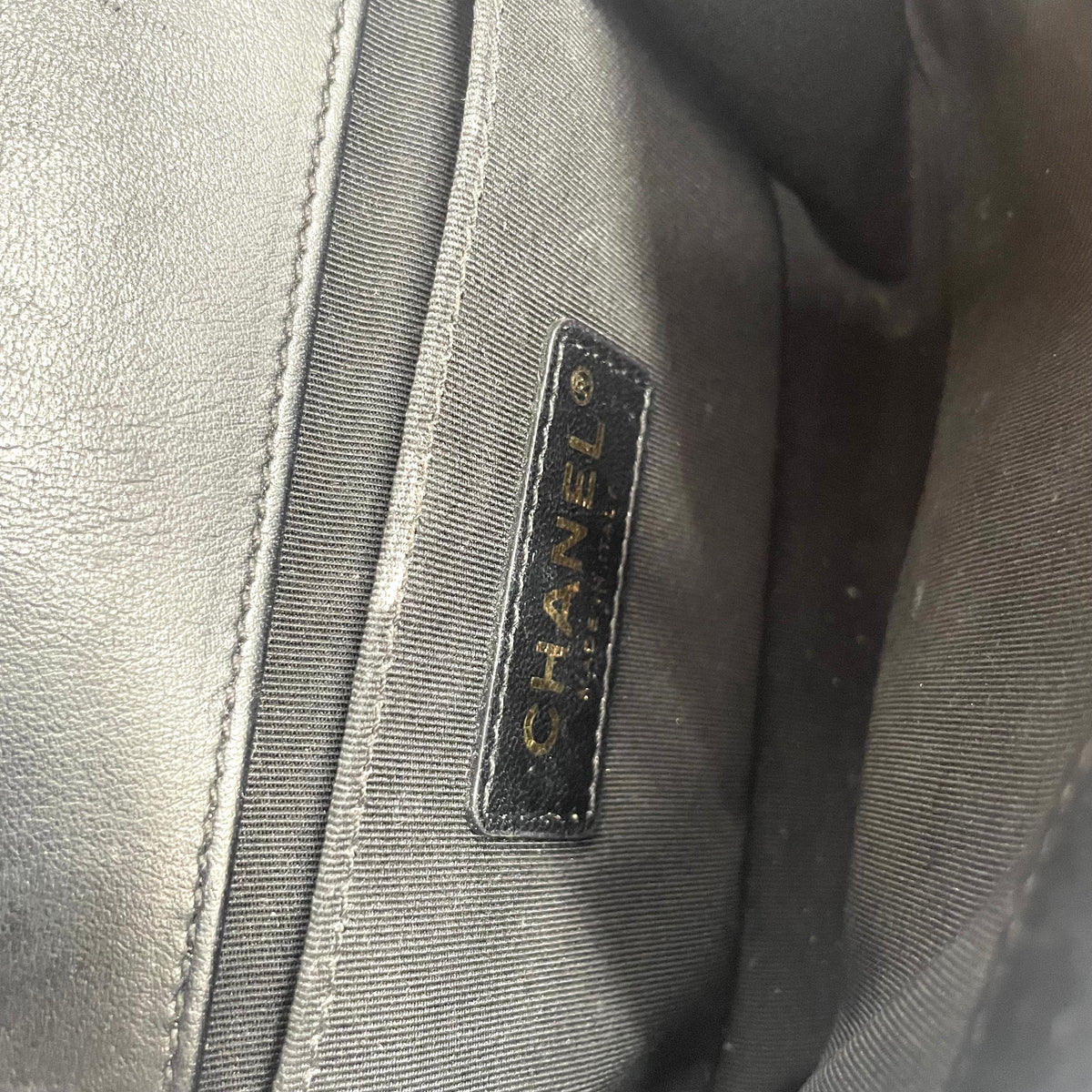 Chanel Boy Bag Black Quilted Leather with Antique Gold Hardware
