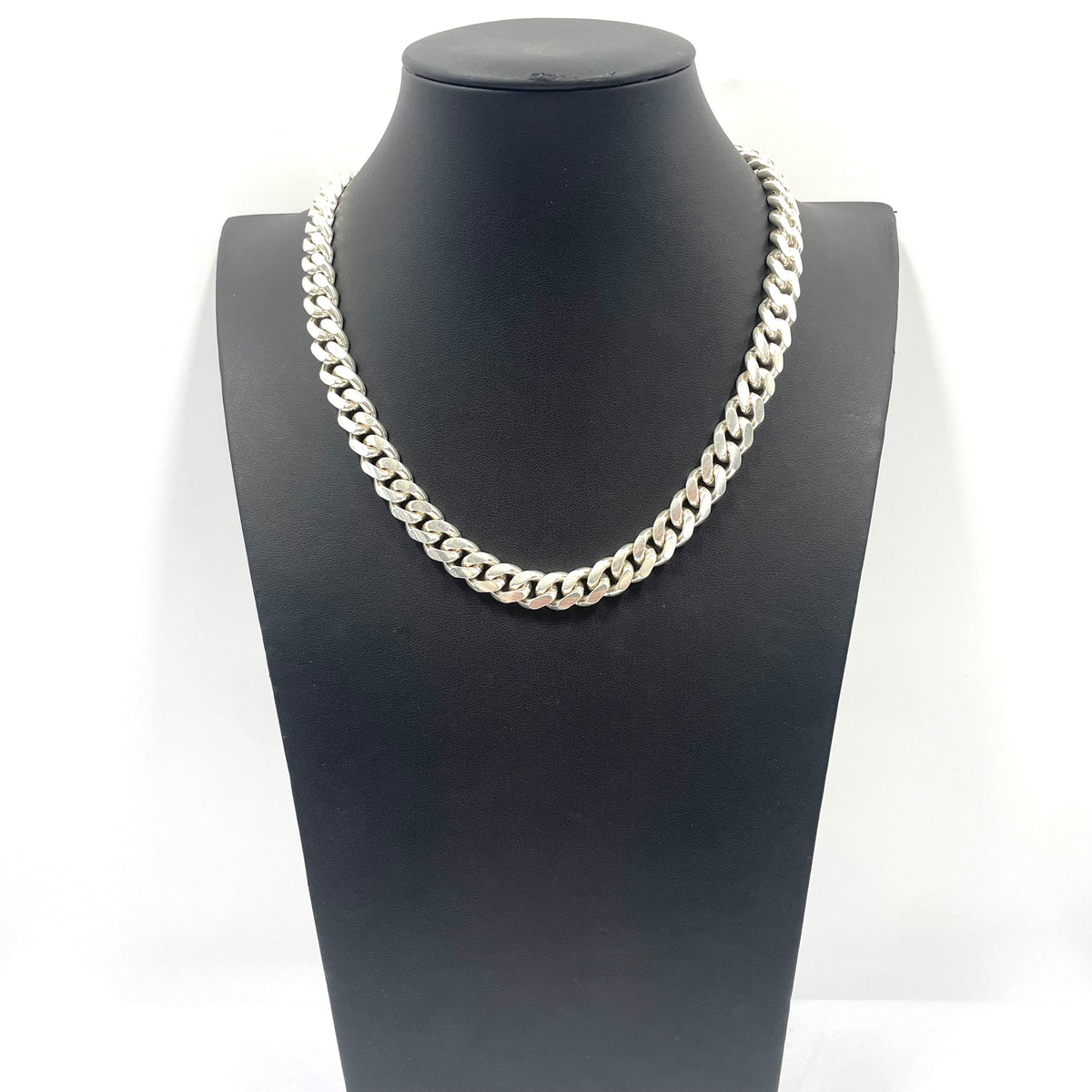 925 Silver Curb Chain 18" 9mm