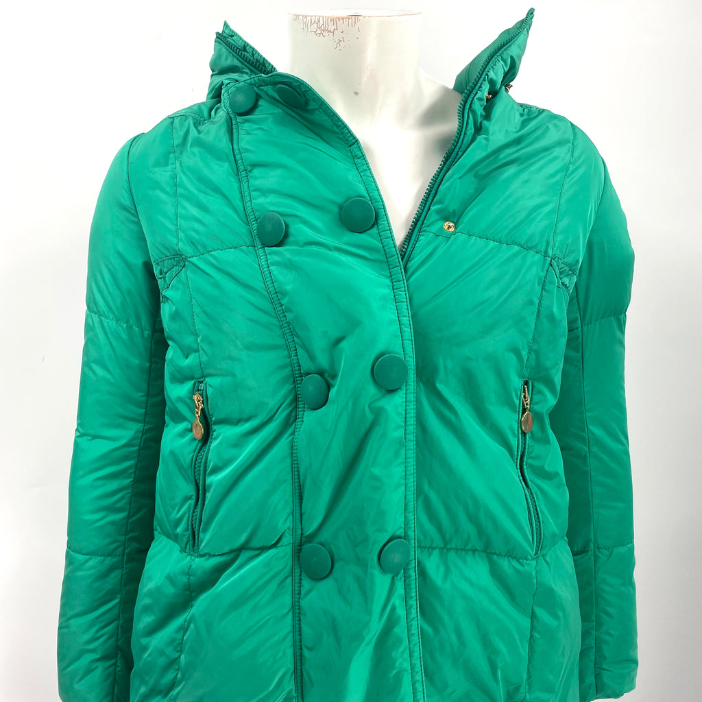 Moncler Elixi Green Puffer Coat