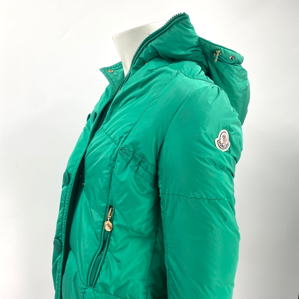 Moncler Elixi Green Puffer Coat