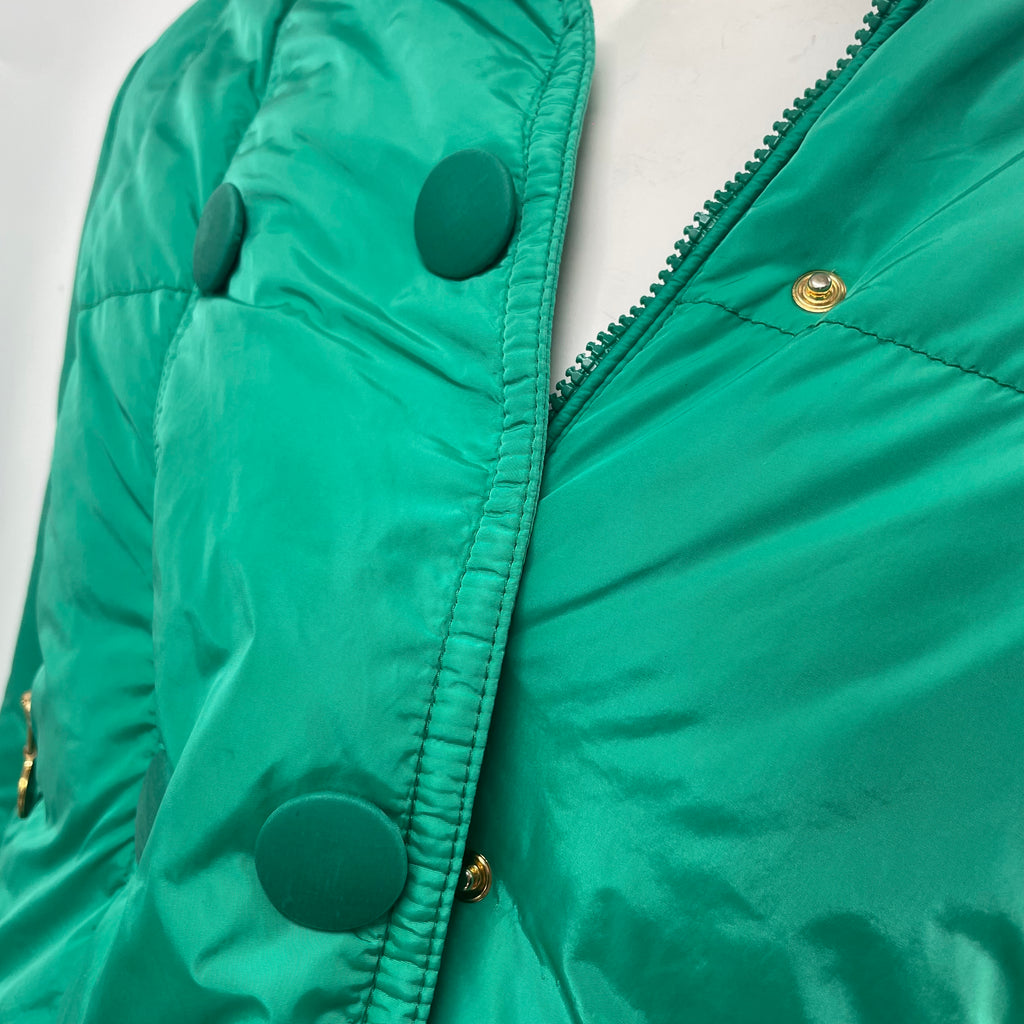 Moncler Elixi Green Puffer Coat
