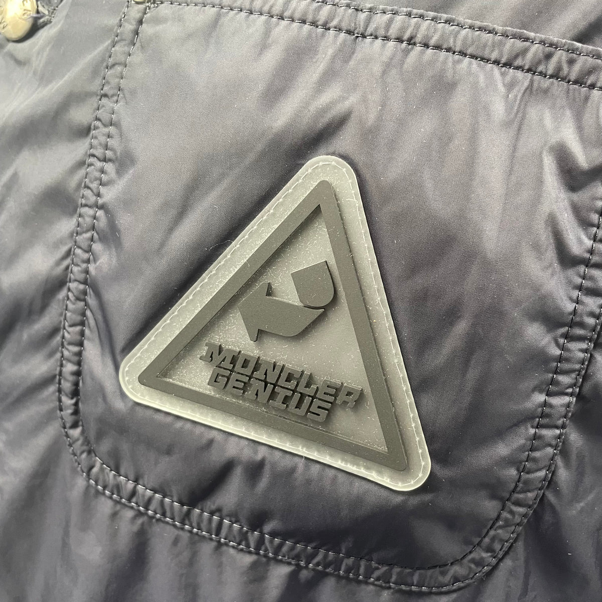 Moncler Genius Navy Corduroy Collar Chore Jacket