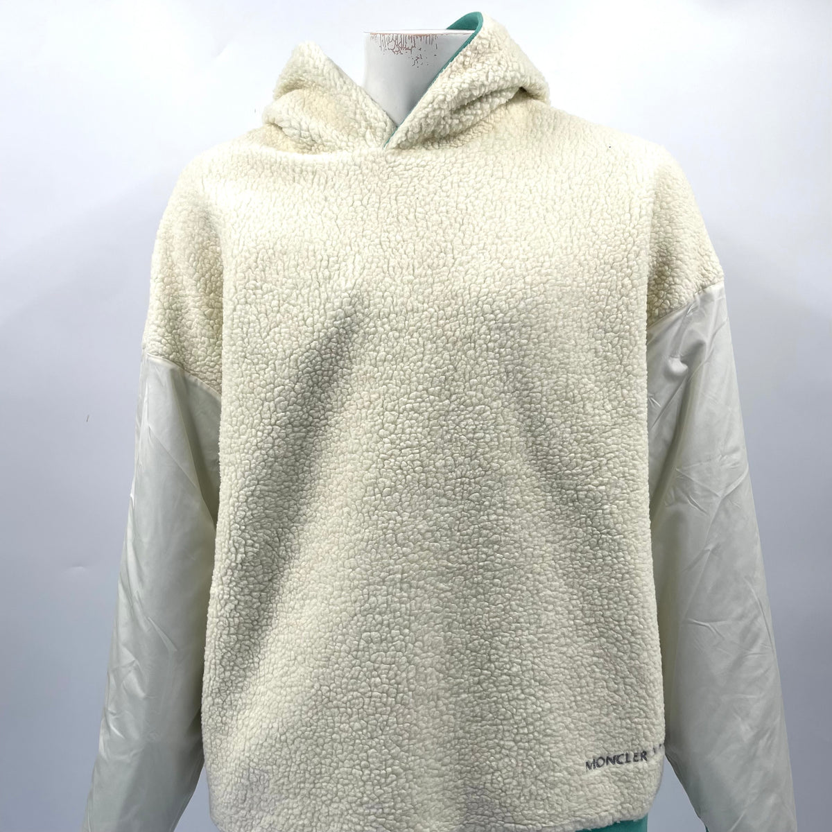 Moncler x Pharrell Genius Mint Green Logo Hoodie – Size L