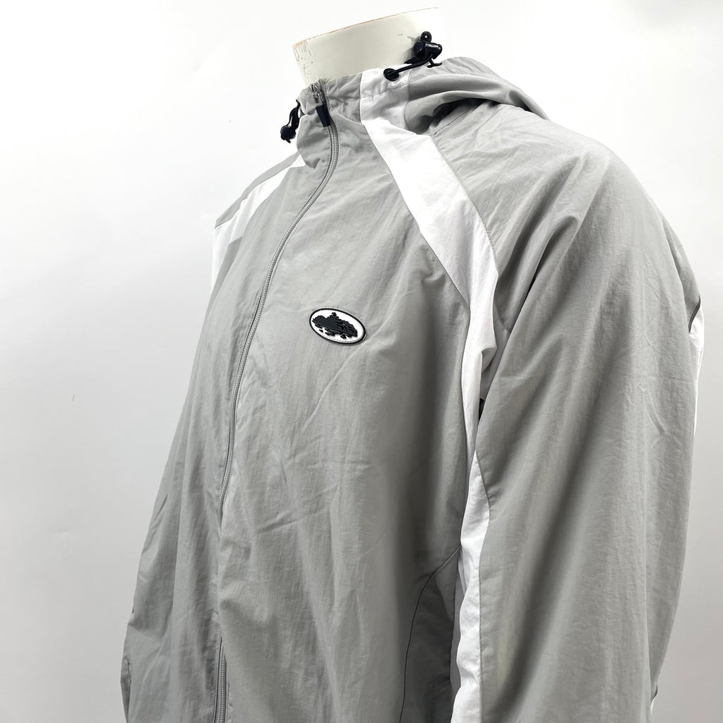 Corteiz Alcatraz Windbreaker - grey/white