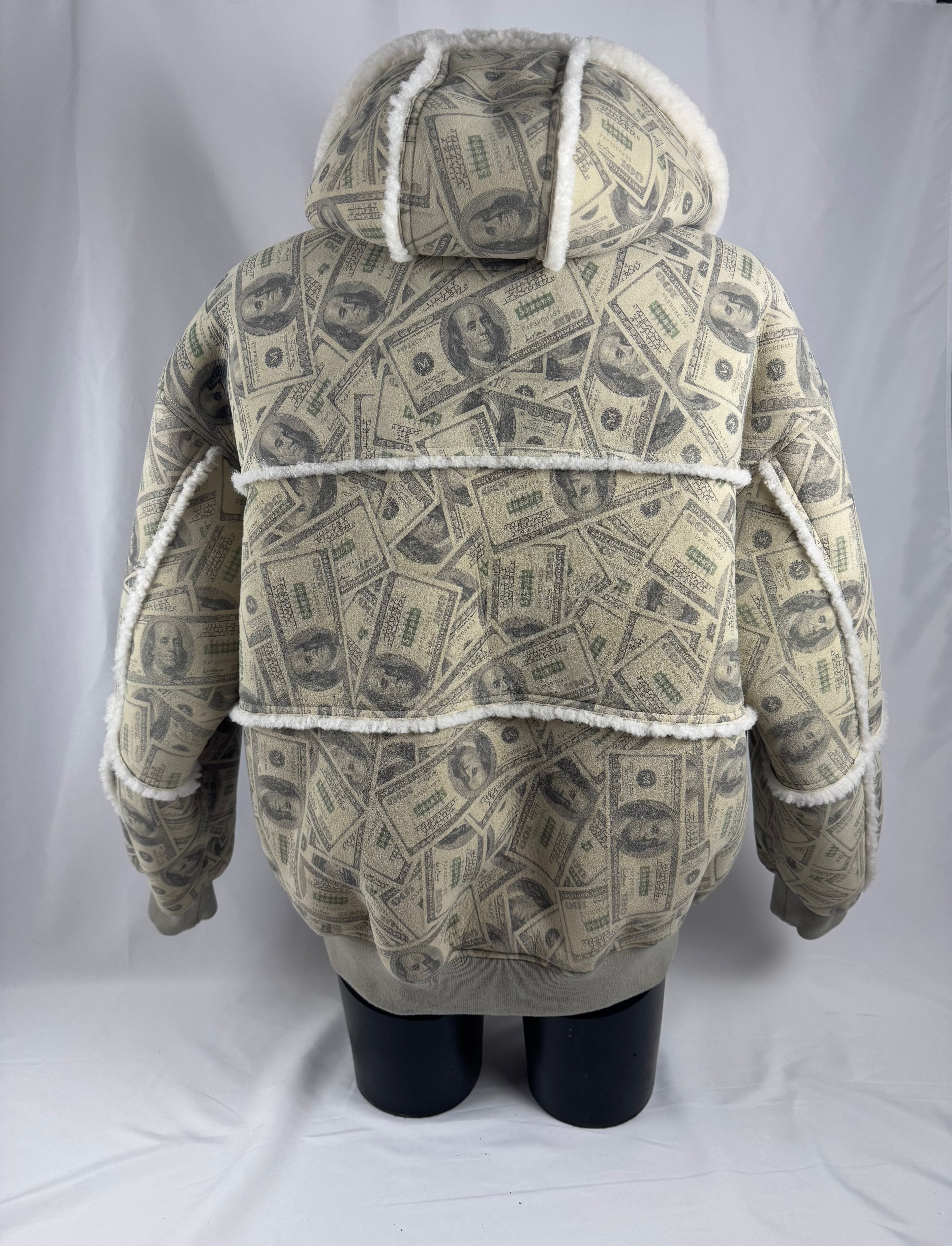 Supreme x MM6 Maison Margiela Hooded Shearling Bomber Jacket