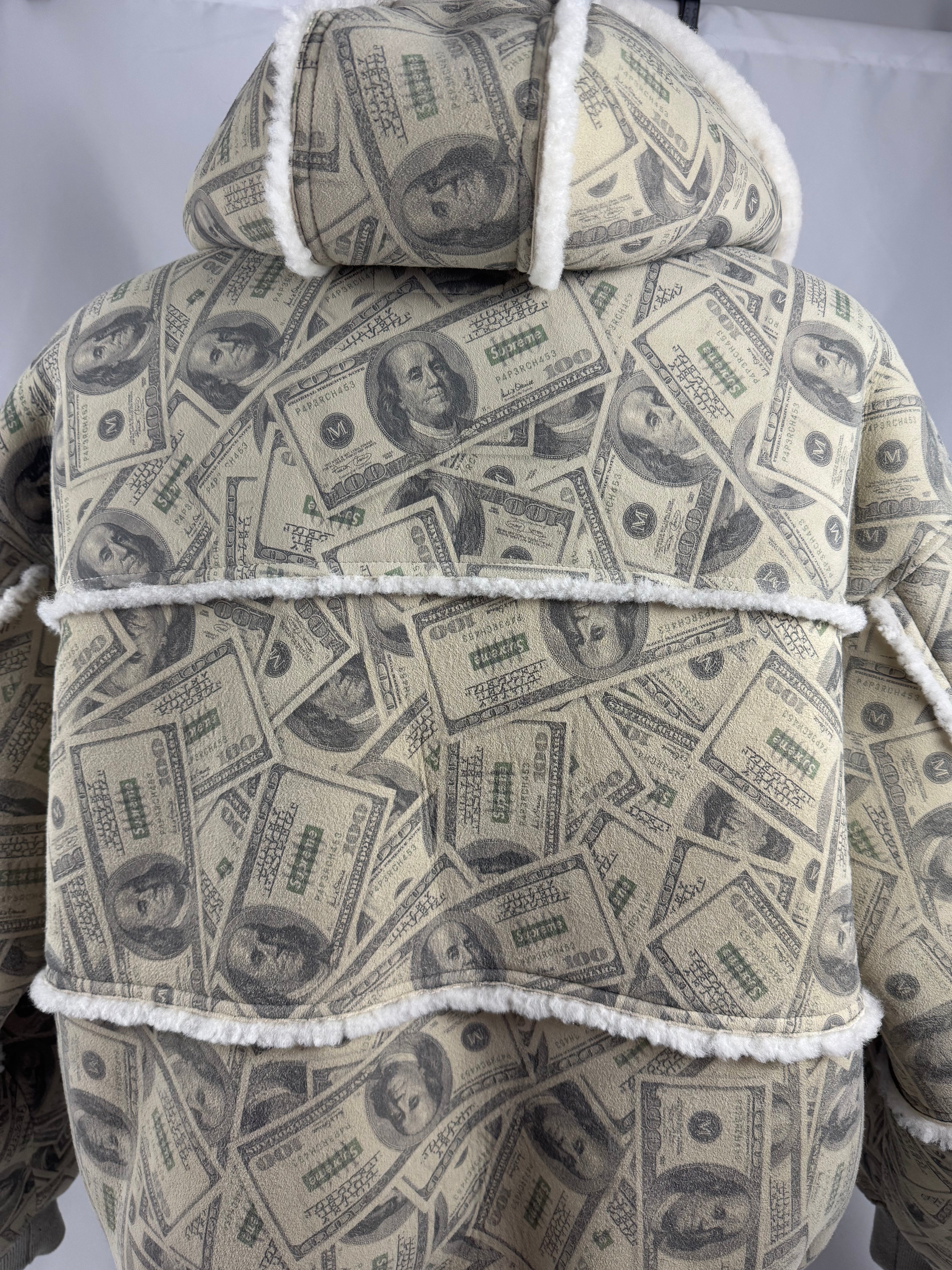 Supreme x MM6 Maison Margiela Hooded Shearling Bomber Jacket
