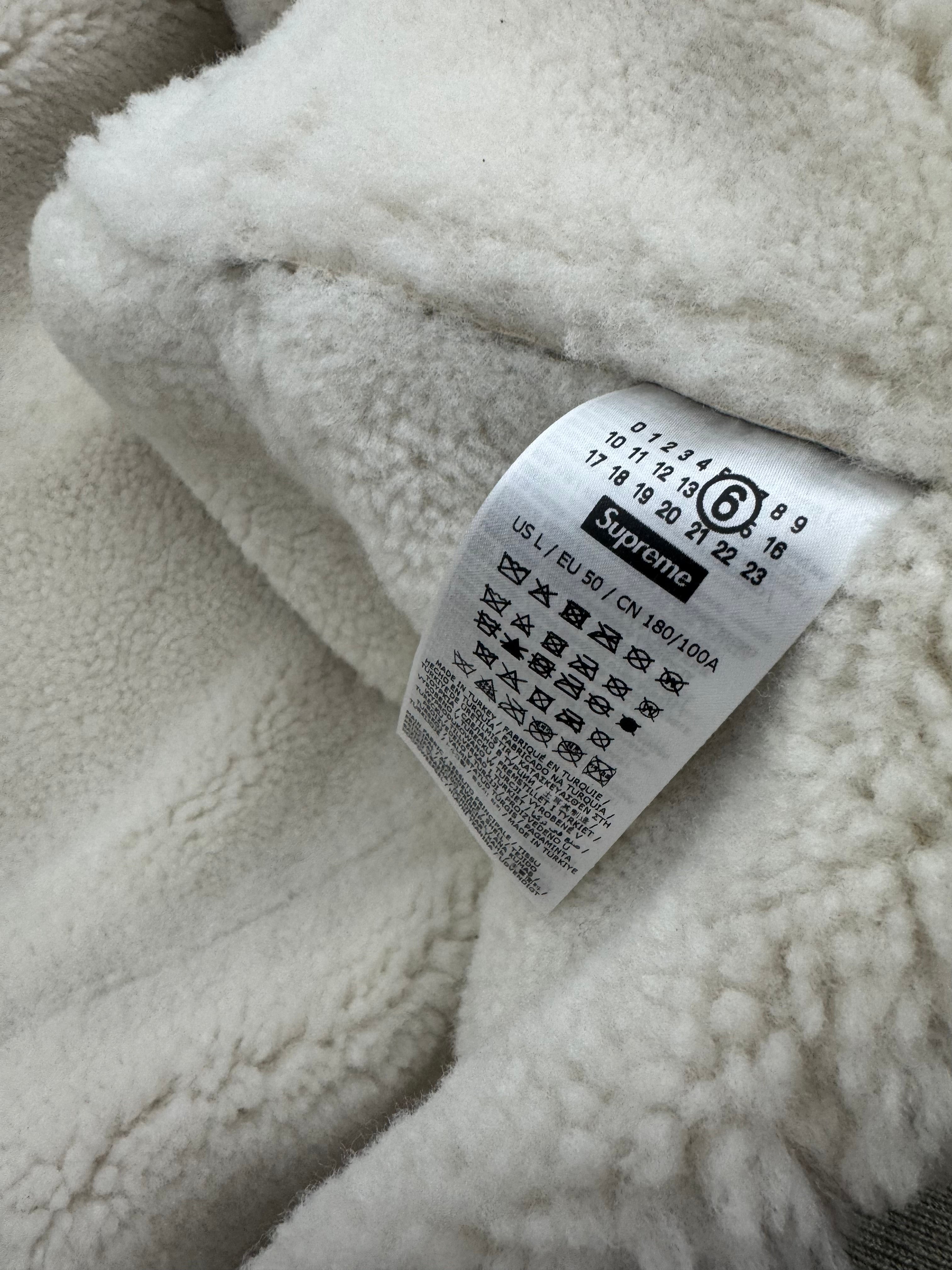 Supreme x MM6 Maison Margiela Hooded Shearling Bomber Jacket