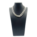 925 SILVER CURB CHAIN 18" 15mm
