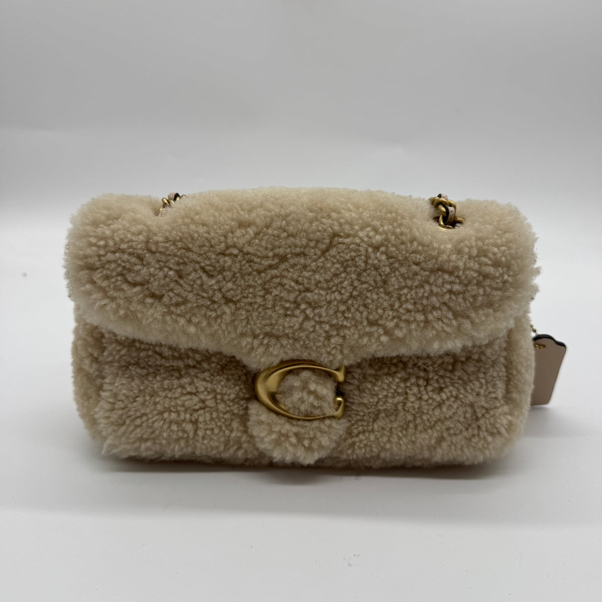 Coach Tabby Shoulder Bag 20 In Shearling