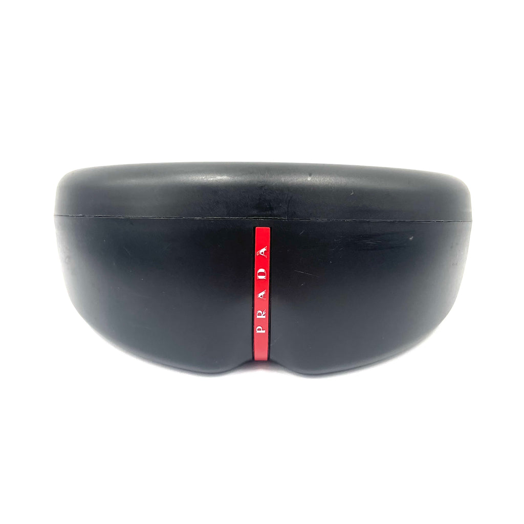 Pre-Owned Prada Black Shield Sunglasses