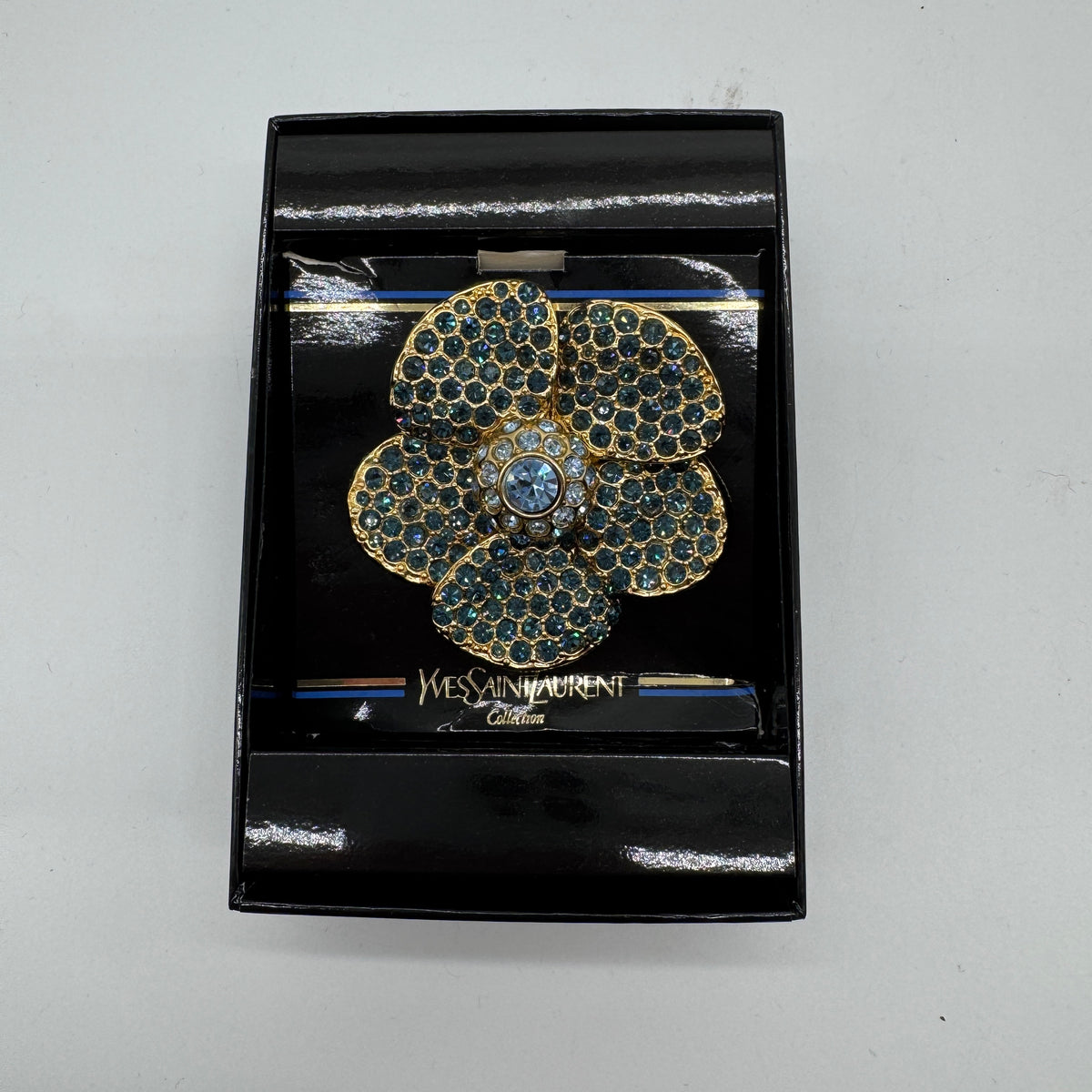 Saint Laurent Flower Brooche