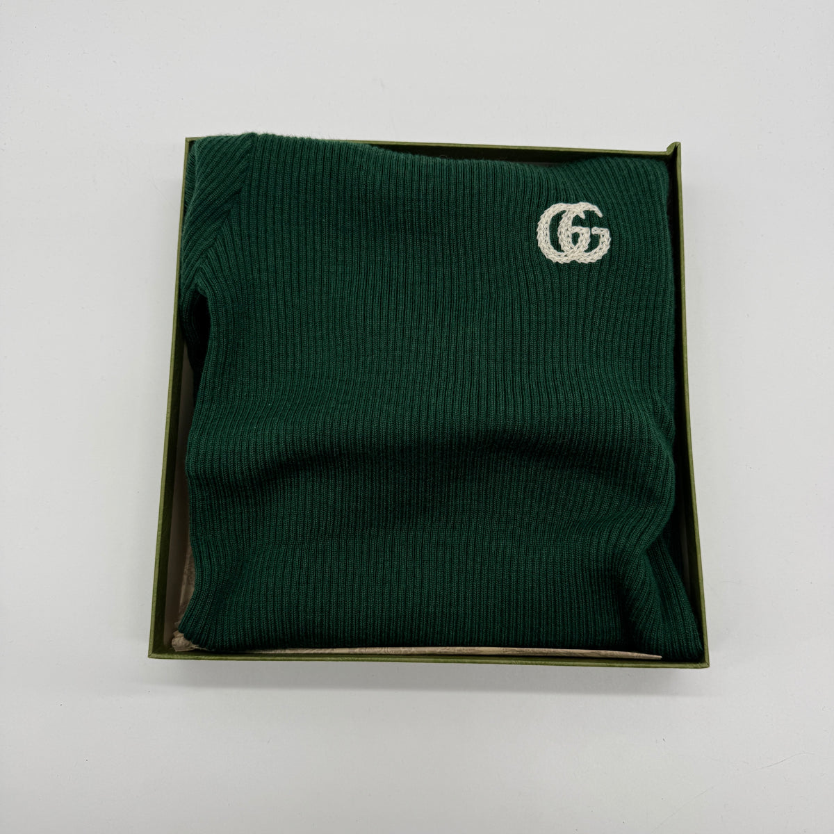 Gucci Kids GG Ribbed Knit Turtleneck Jumper