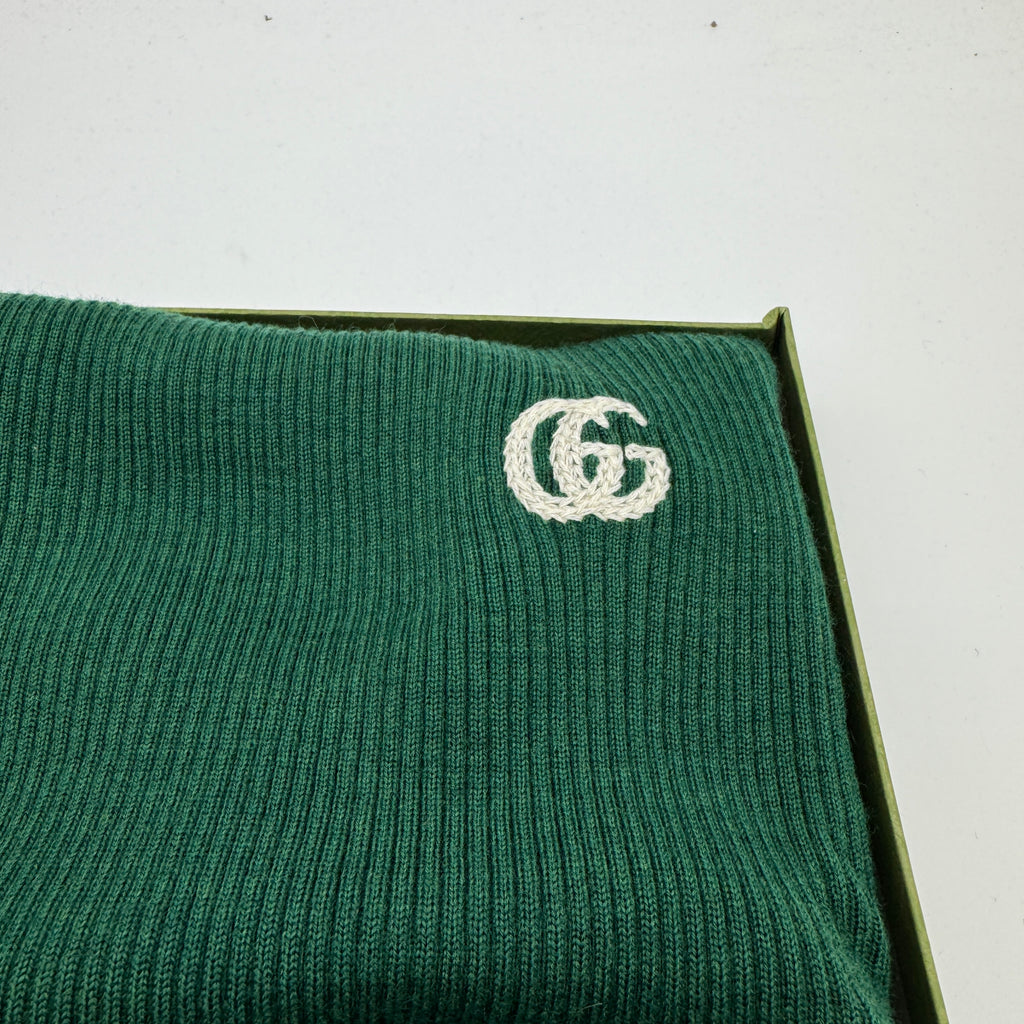 Gucci Kids GG Ribbed Knit Turtleneck Jumper
