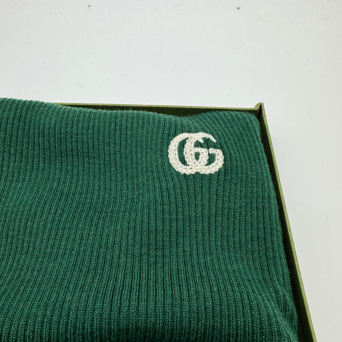 Gucci Kids GG Ribbed Knit Turtleneck Jumper