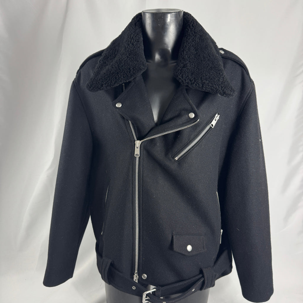 AllSaints Mard wool-blend biker jacket