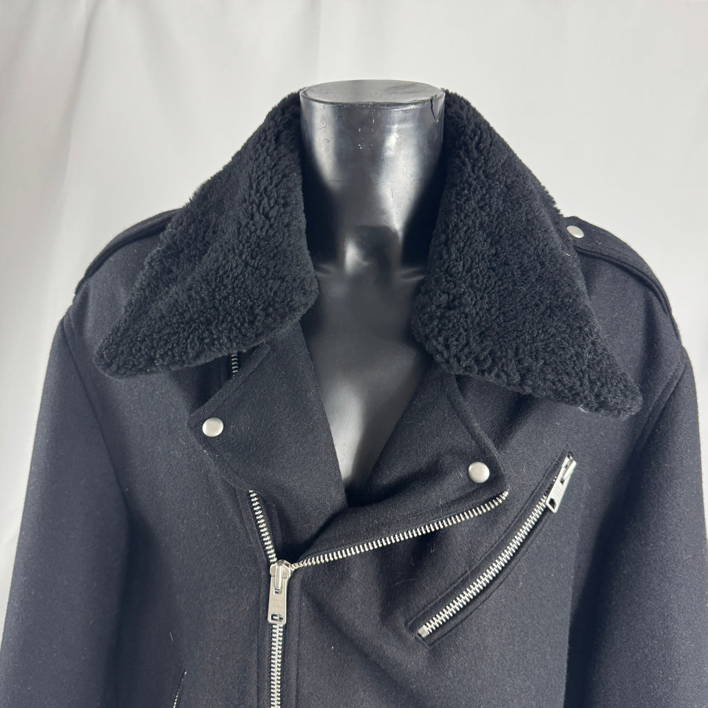 AllSaints Mard wool-blend biker jacket