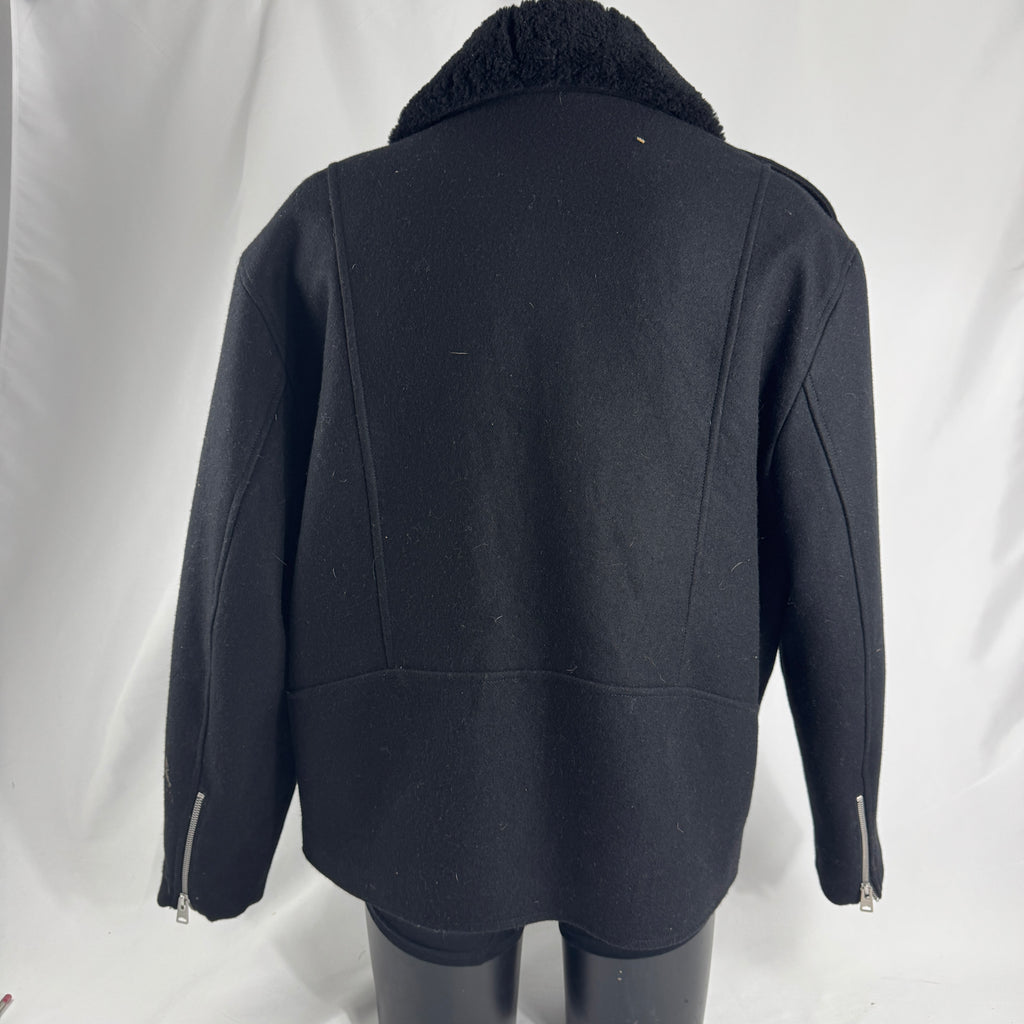AllSaints Mard wool-blend biker jacket