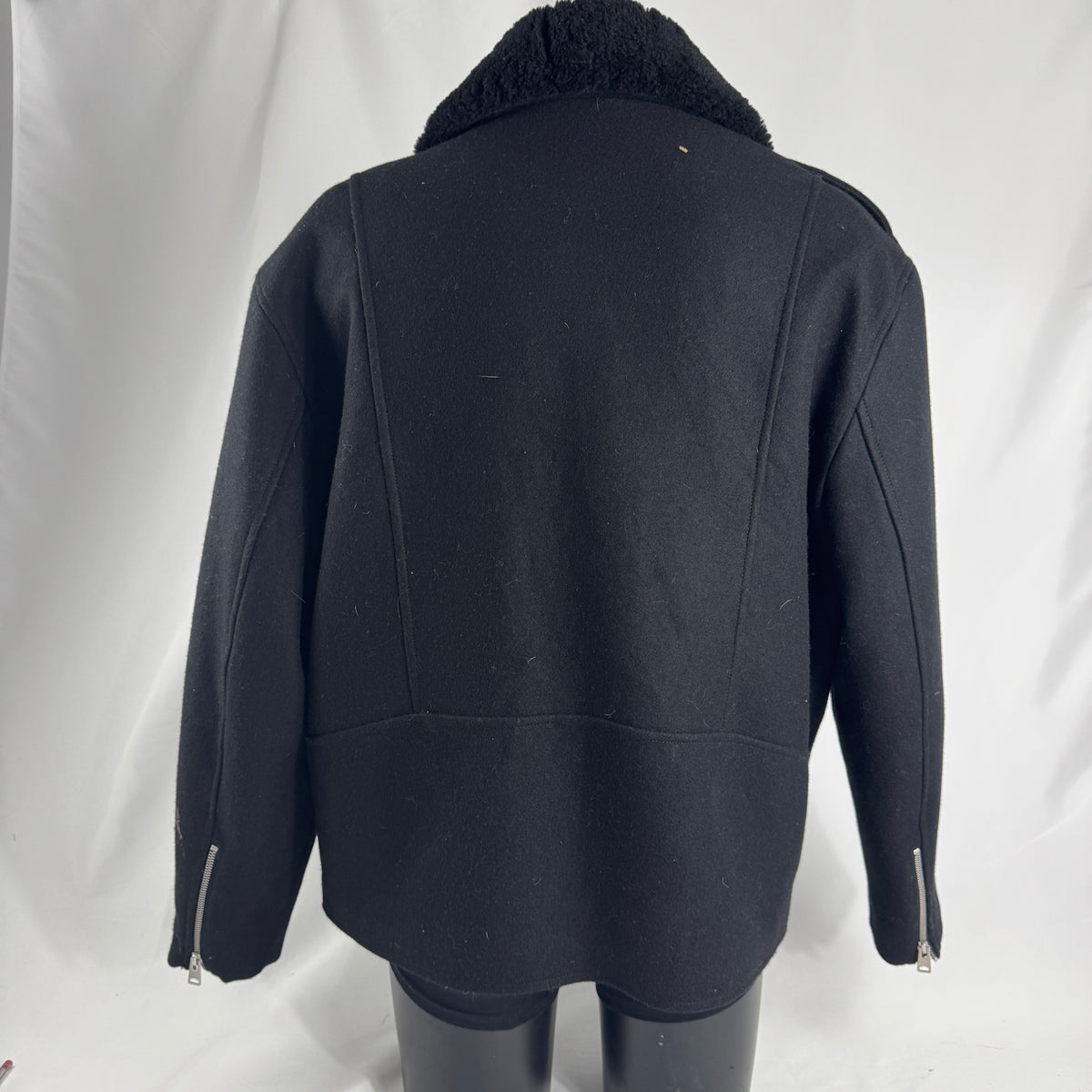 AllSaints Mard wool-blend biker jacket