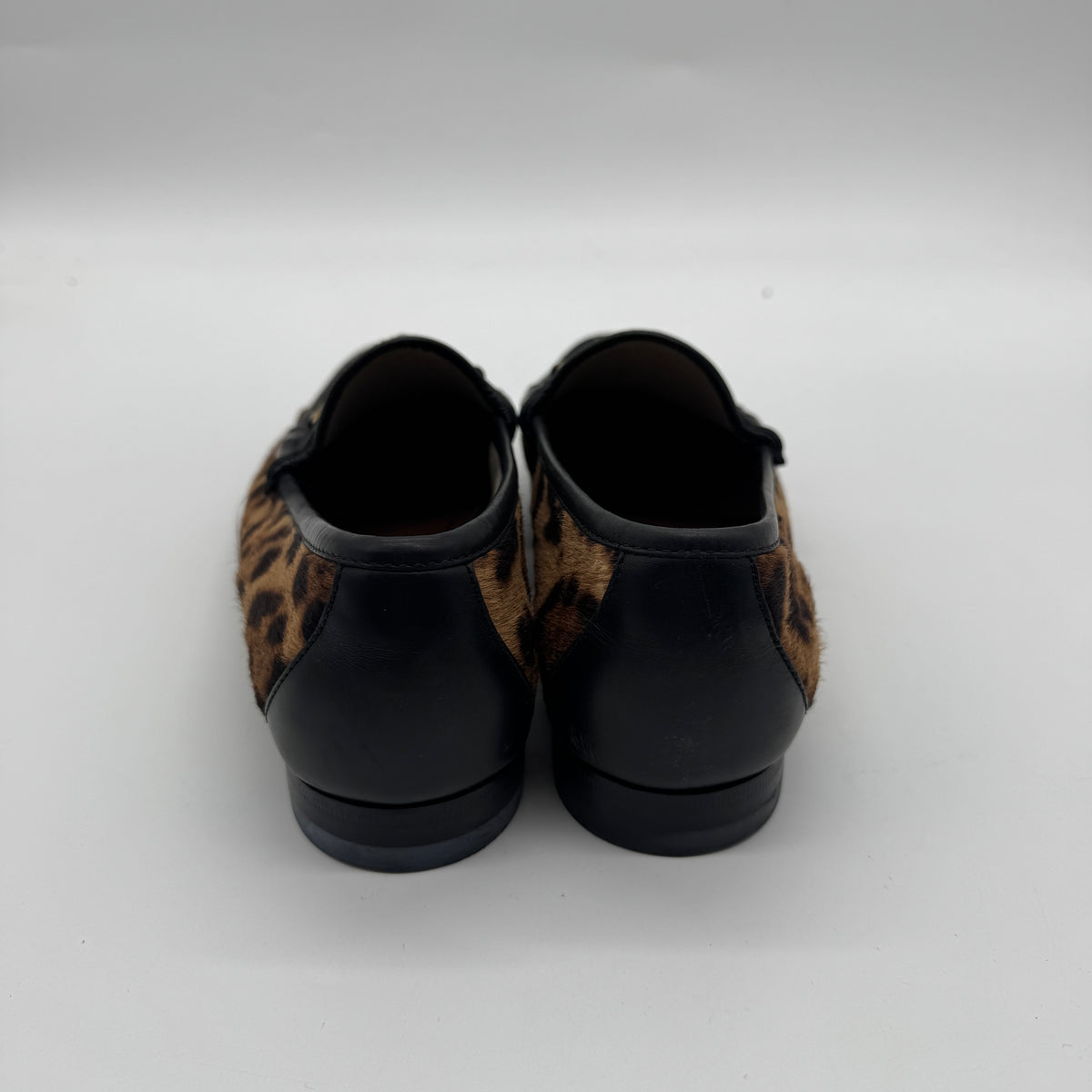 Gucci Leopard Print Loafers