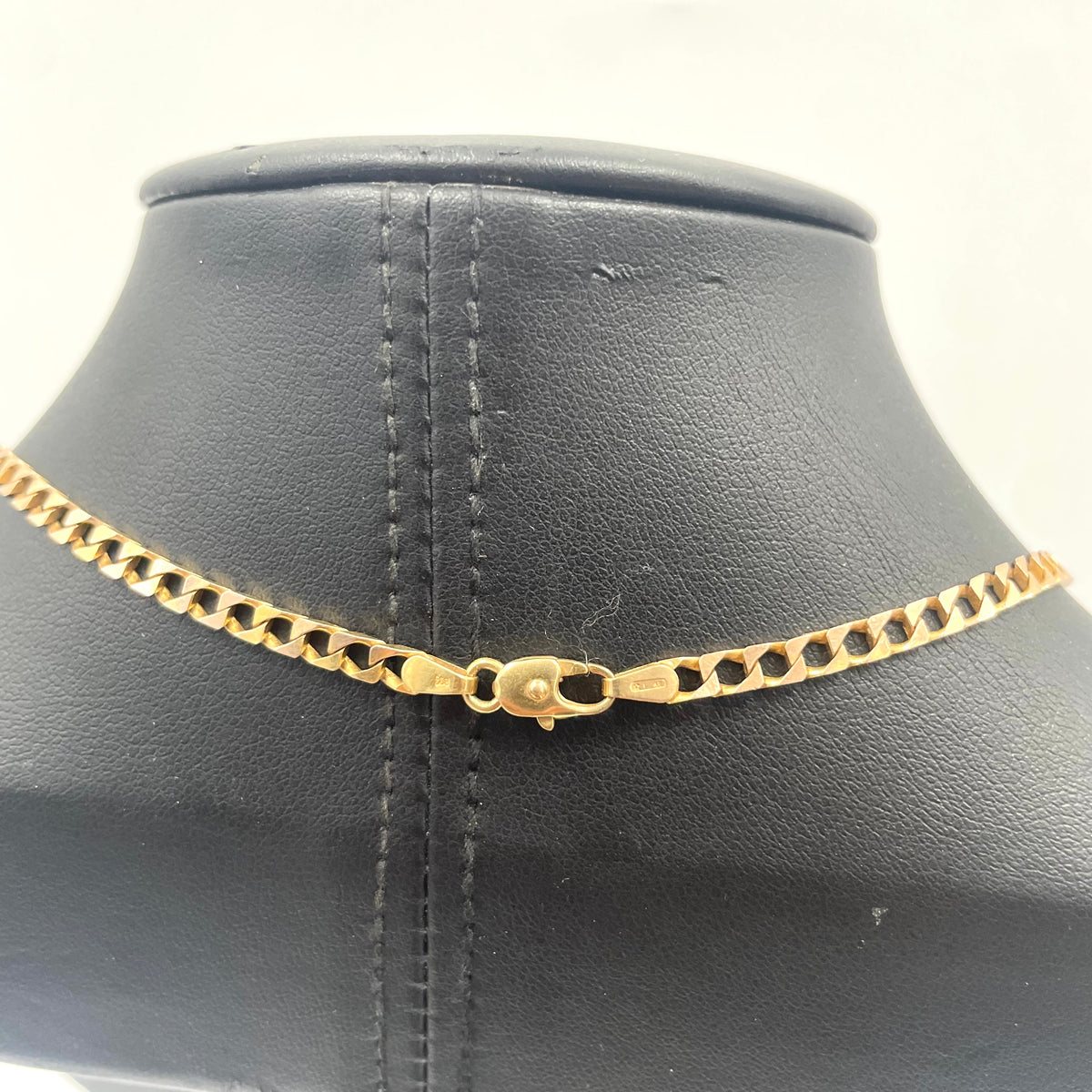 9CT Gold Box Chain 15" 3mm