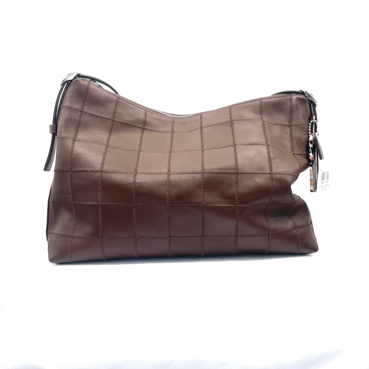 Coach Brown Leather Patchwork Shoulder Bag
