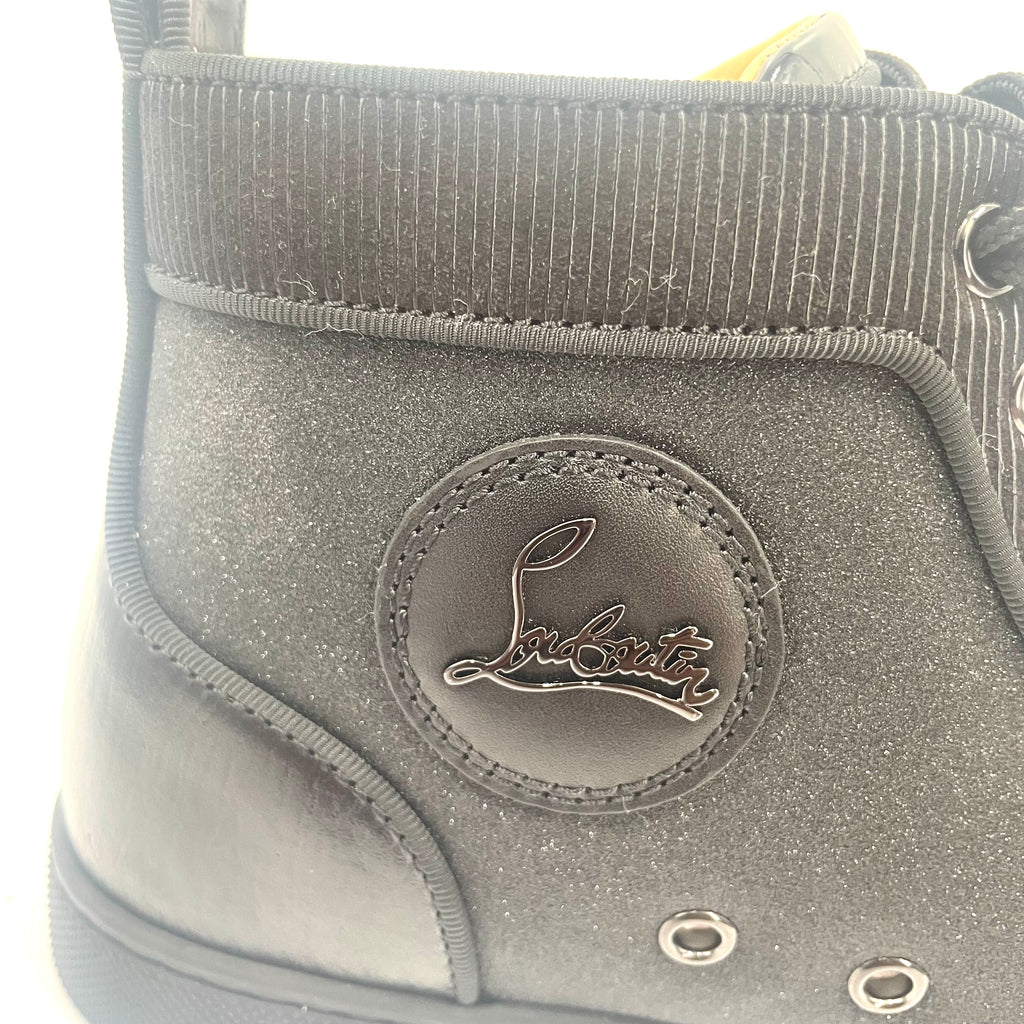 Christian Louboutin Black Spike High-Top Sneakers