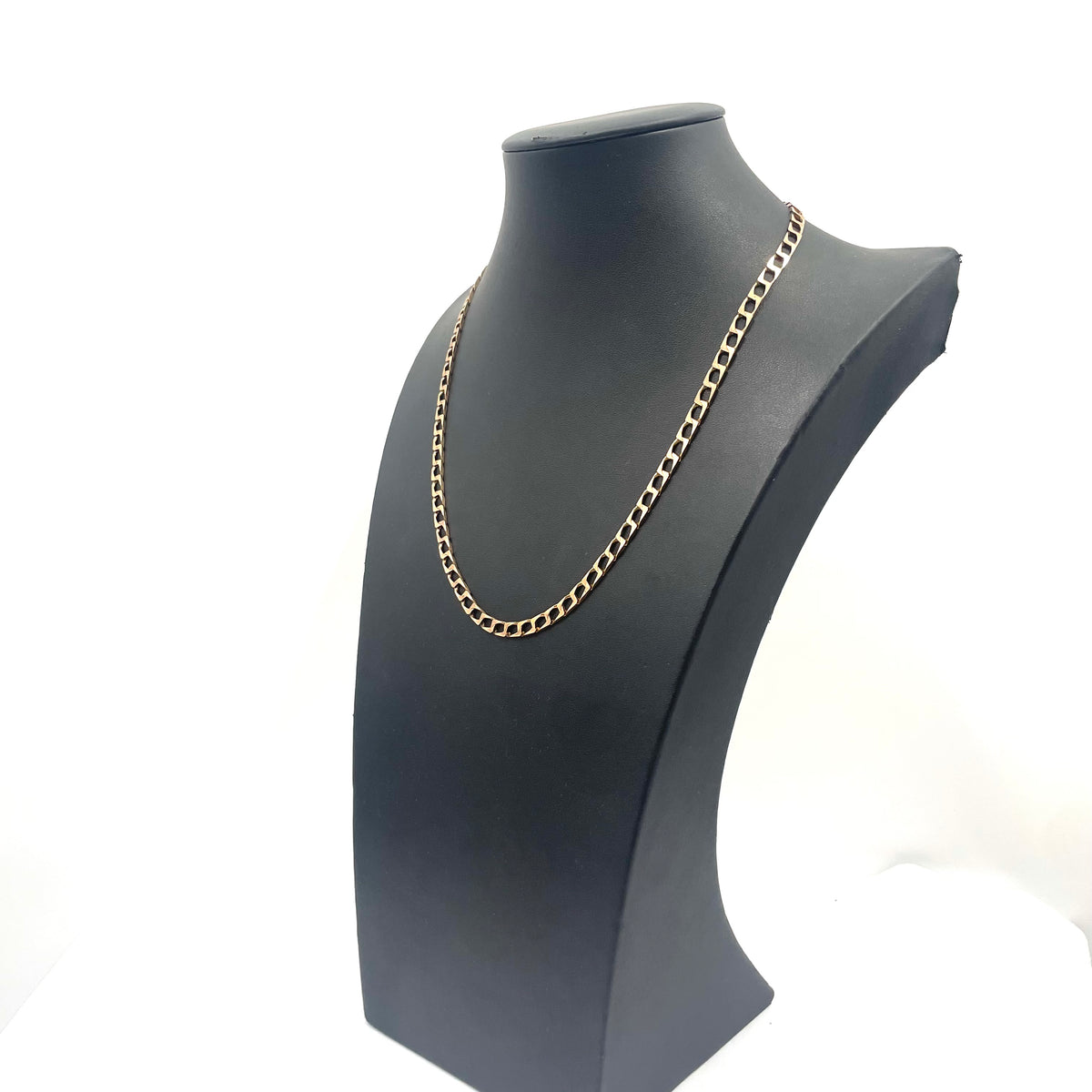9ct Rose Gold Curb Link Chain 20" 5mm