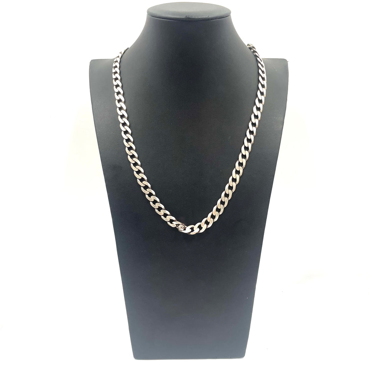 925 Silver Curb Chain 22" 9mm