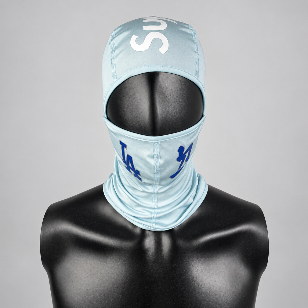 Supreme MLB Los Angeles Dodgers Balaclava – Light Blue