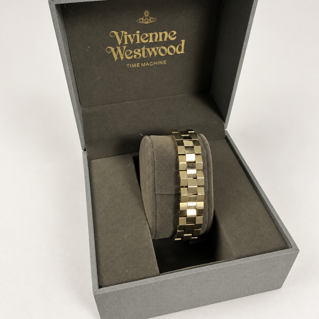 Vivienne Westwood Time Machine Orb Gold-Tone Watch – Women’s