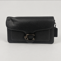 Coach Tabby 26 Pebbled Leather Shoulder Crossbody Bag – Black