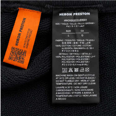Heron Preston Gothic Sweat Miniskirt