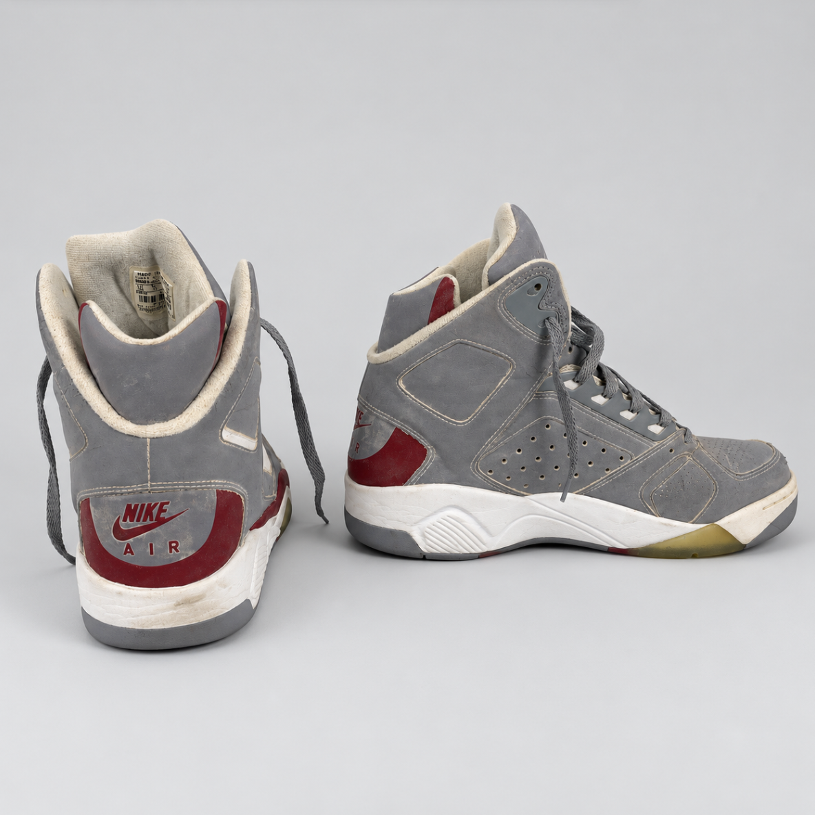 Nike Air Flight Lite High “Stealth / White / Team Red”