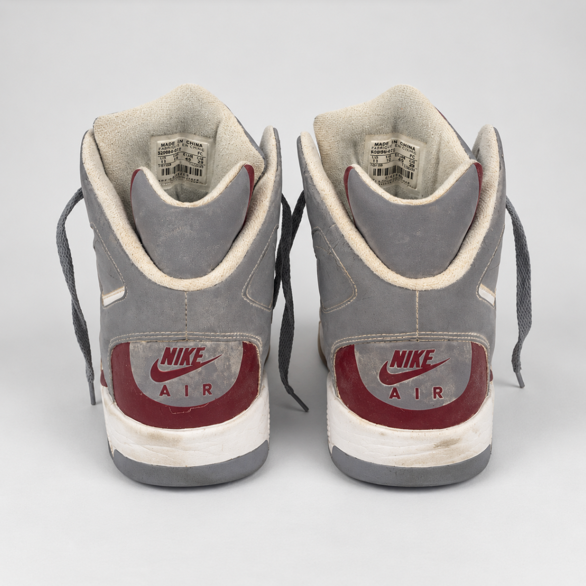 Nike Air Flight Lite High “Stealth / White / Team Red”