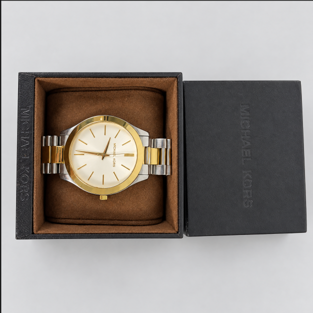 Michael Kors Slim Runway MK3198 Two-Tone Watch