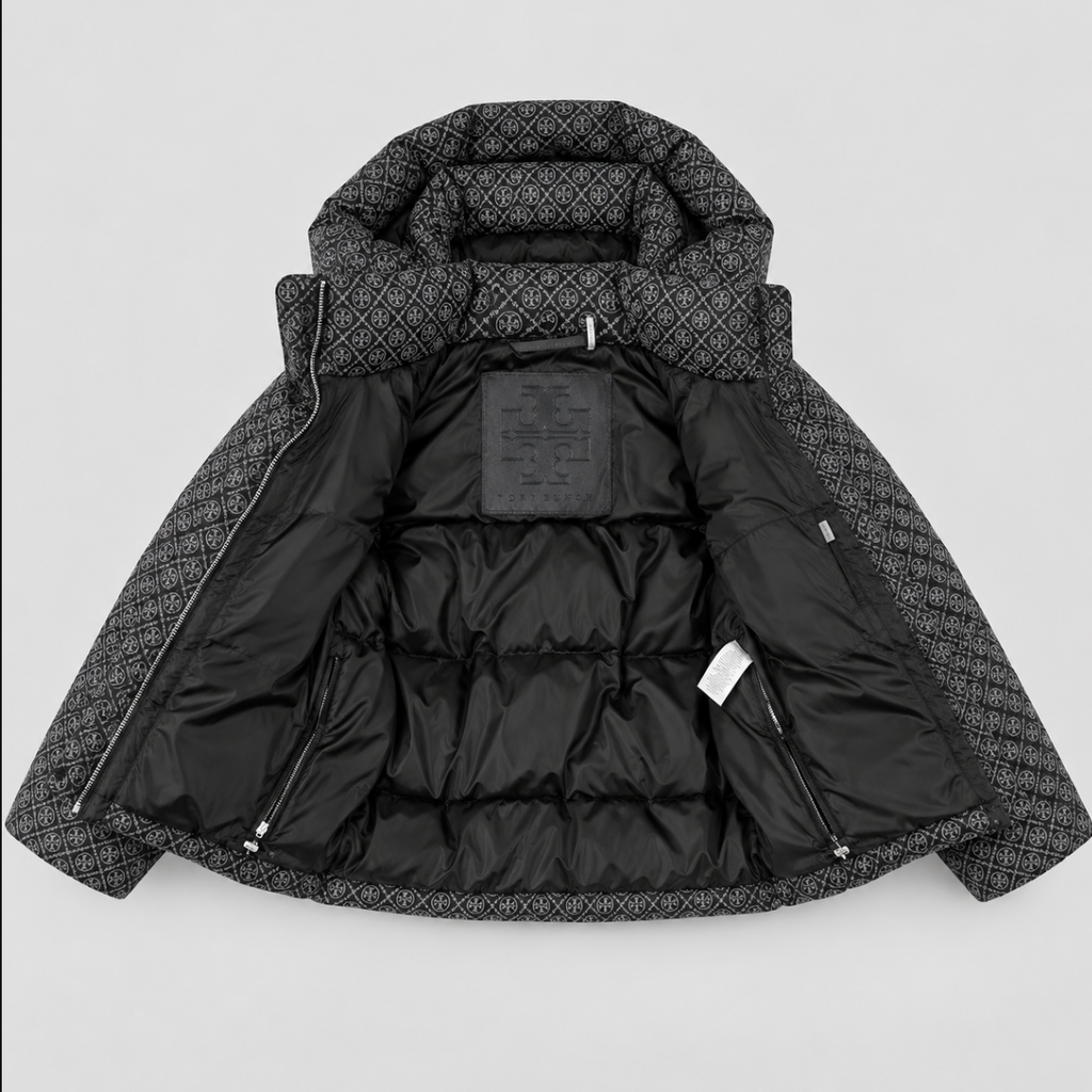 Tory Burch T Monogram Down Puffer Jacket