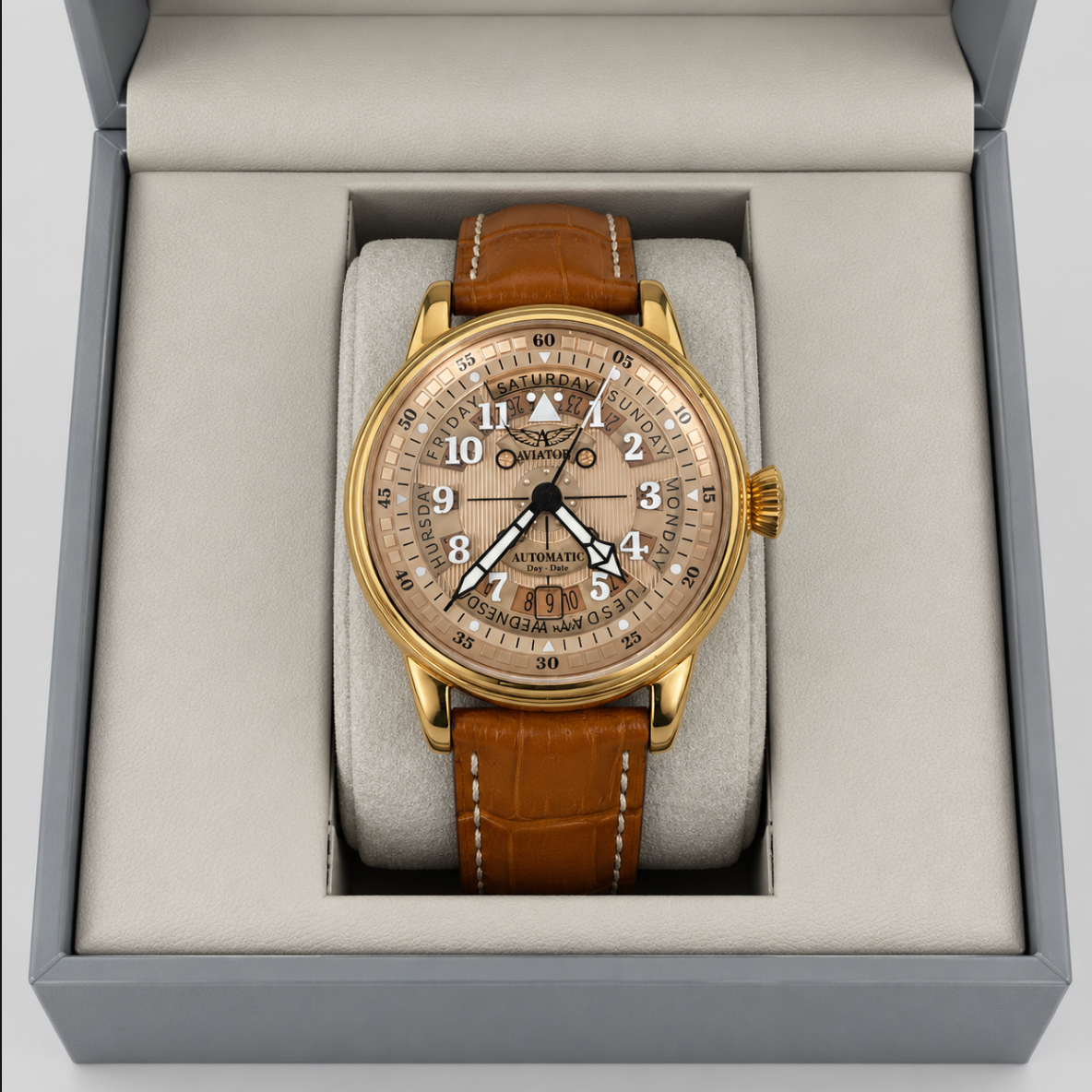 Aviator Douglas Day-Date Meca-41 Automatic