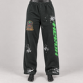 Heron Preston Monster Paint Splatter Joggers – Black