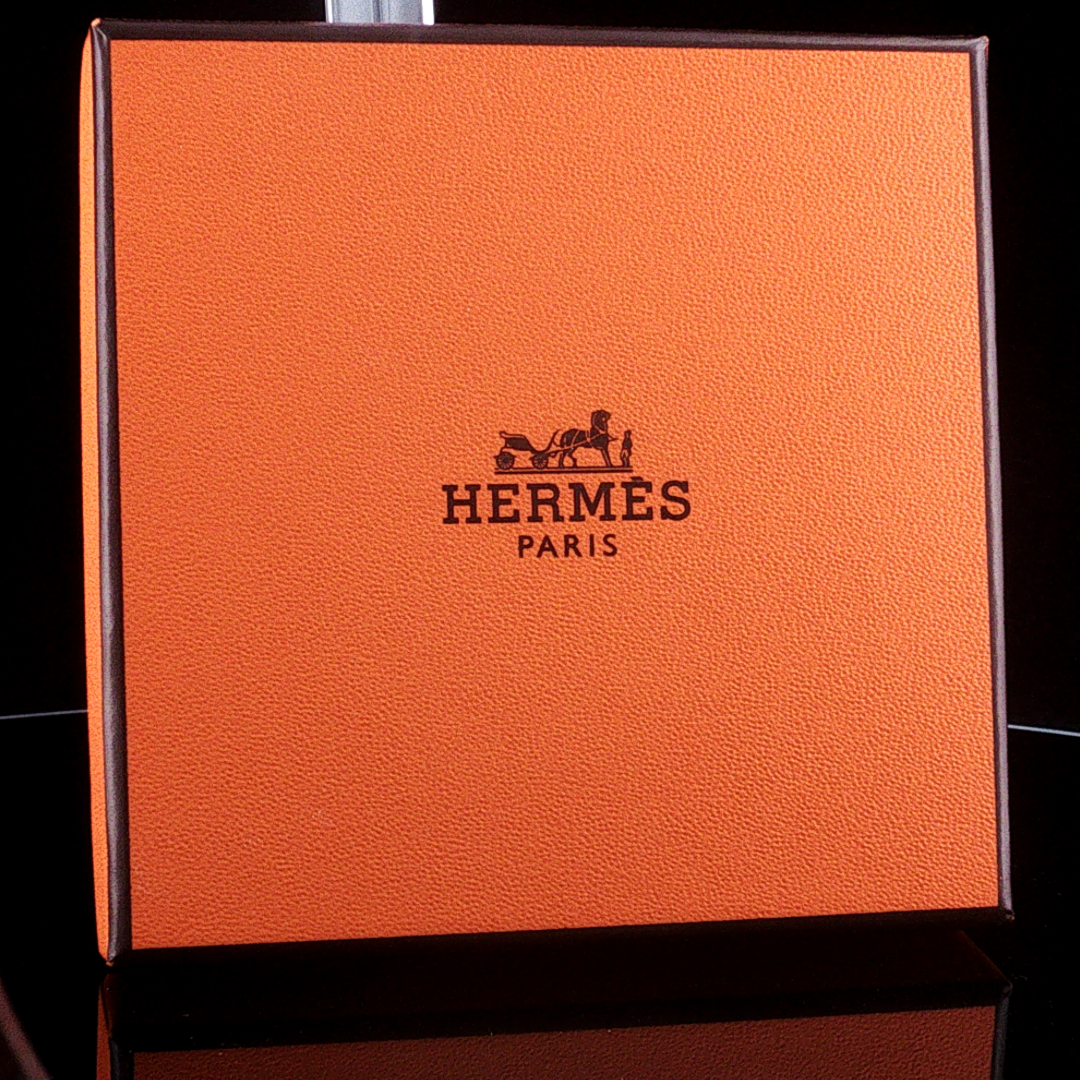 Hermès Striped Lacquer Bangle Fuchsia