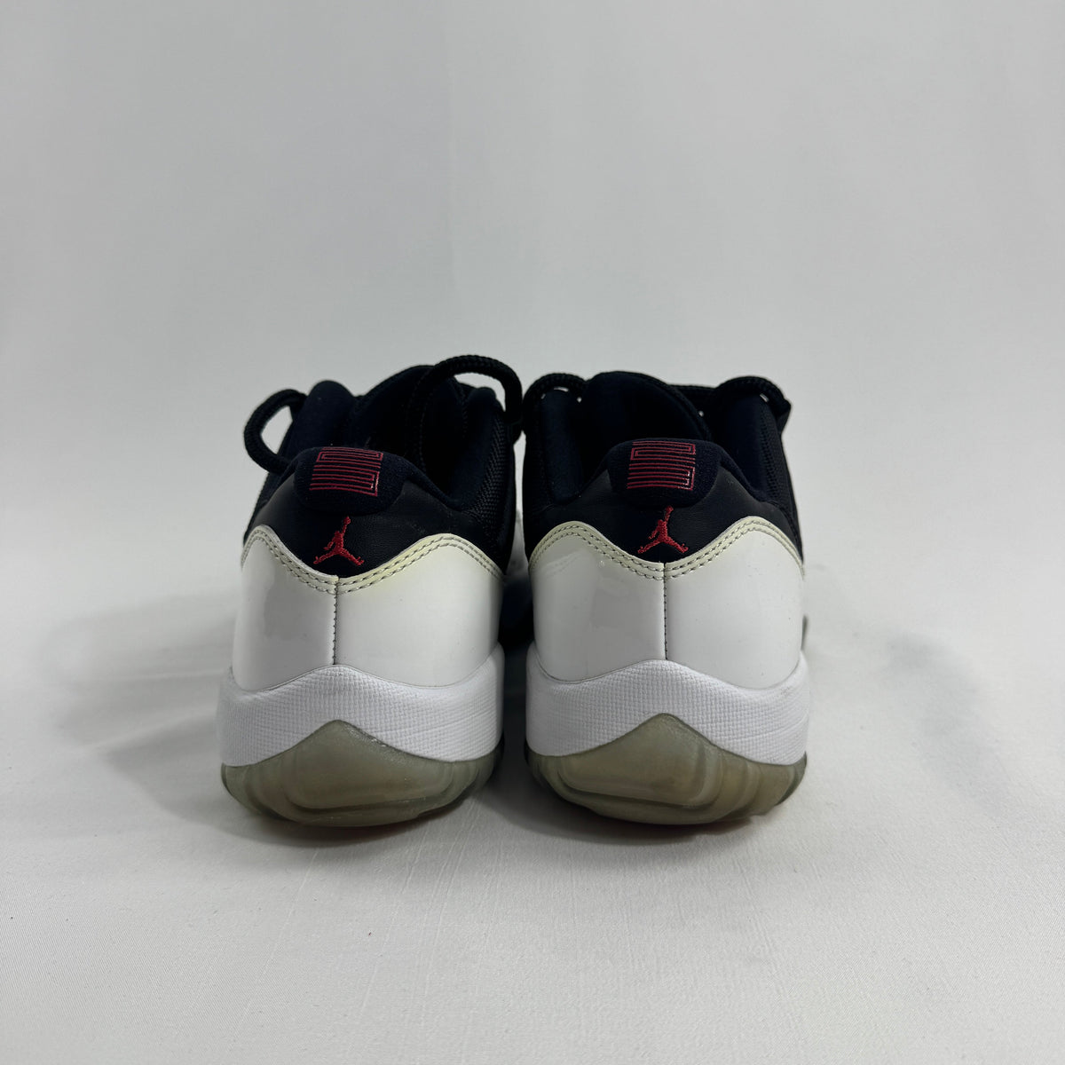 Air Jordan 11 Retro Low “Tuxedo” is a sleek and sophisticated version of the iconic Air Jordan 11. Featuring a clean white