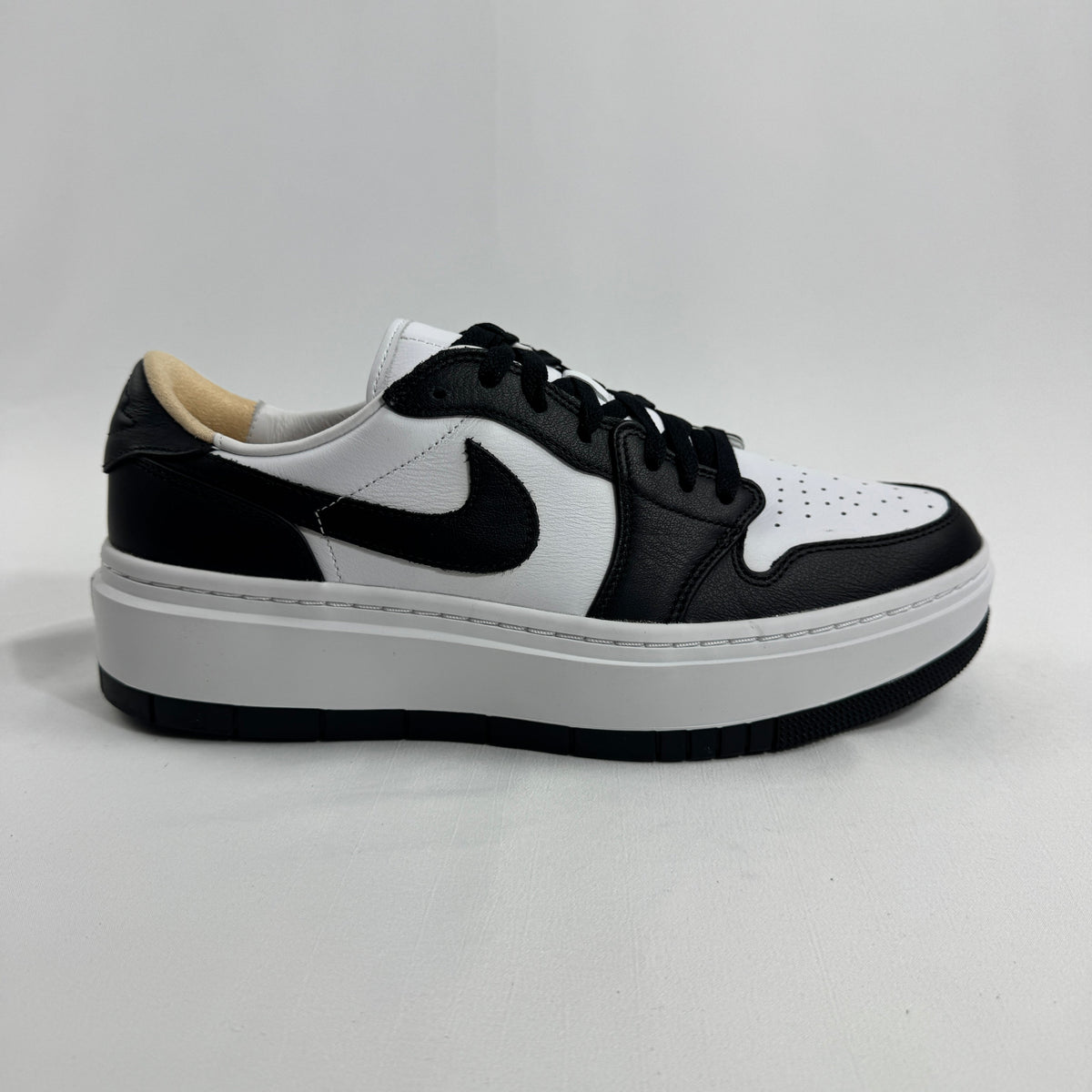 Air Jordan 1 Elevate Low is a modern, platform-style reinterpretation of the classic Air Jordan 1 Low silhouette. Featuring