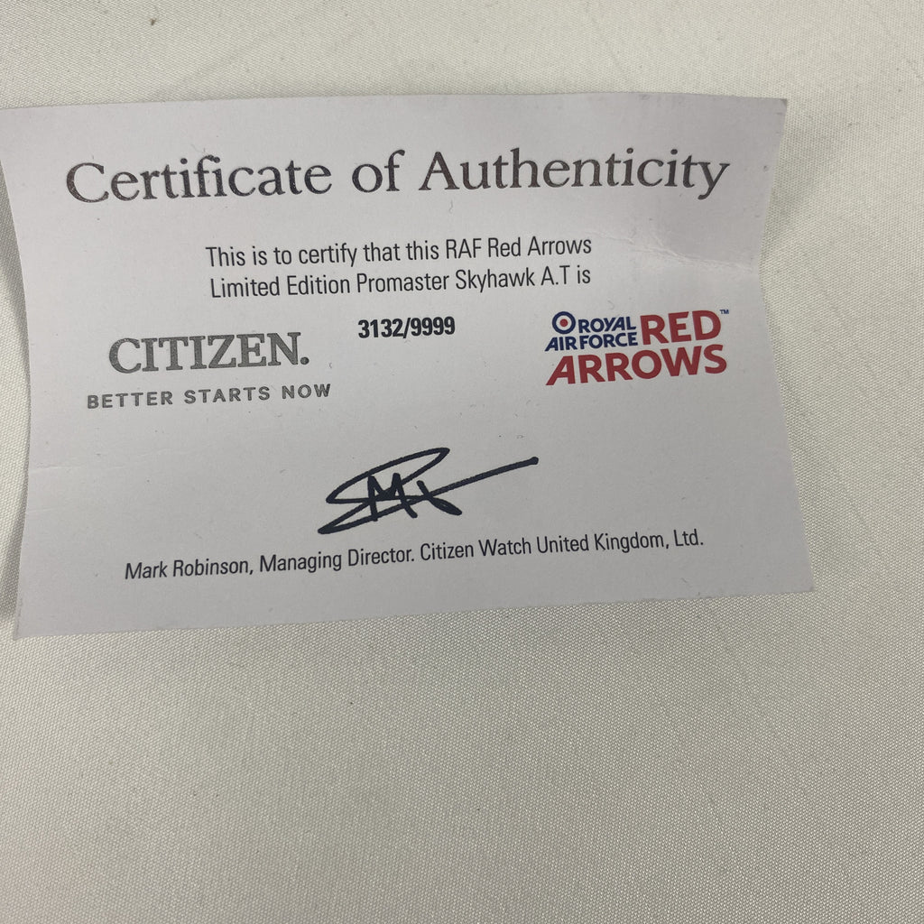Citizen Red Arrows Skyhawk A-T Limited Edition Eco-Drive Men's Watch