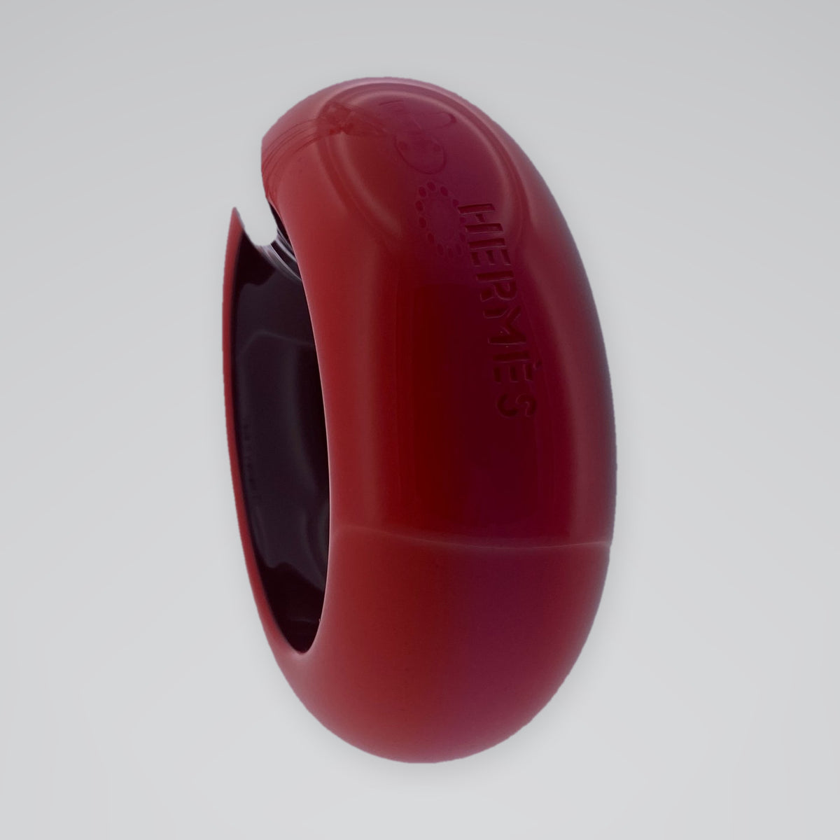 Hermès Chunky Resin Bangle Red Pink Ombré