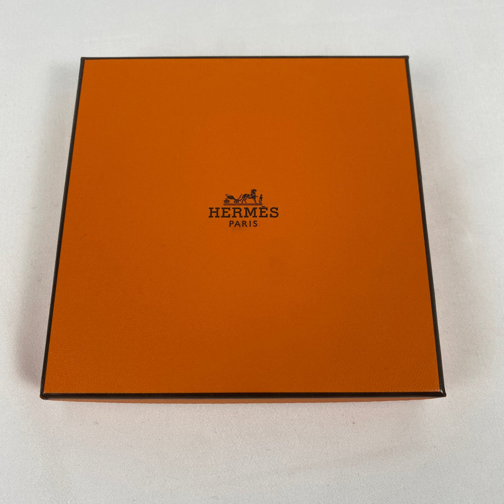 Hermès Striped Lacquer Bangle Orange Yellow Pink